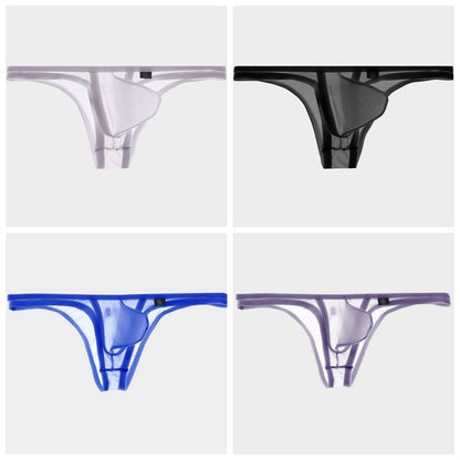 4-Pack Men's Sheer Ice Silk Micro Briefs - AFL 856