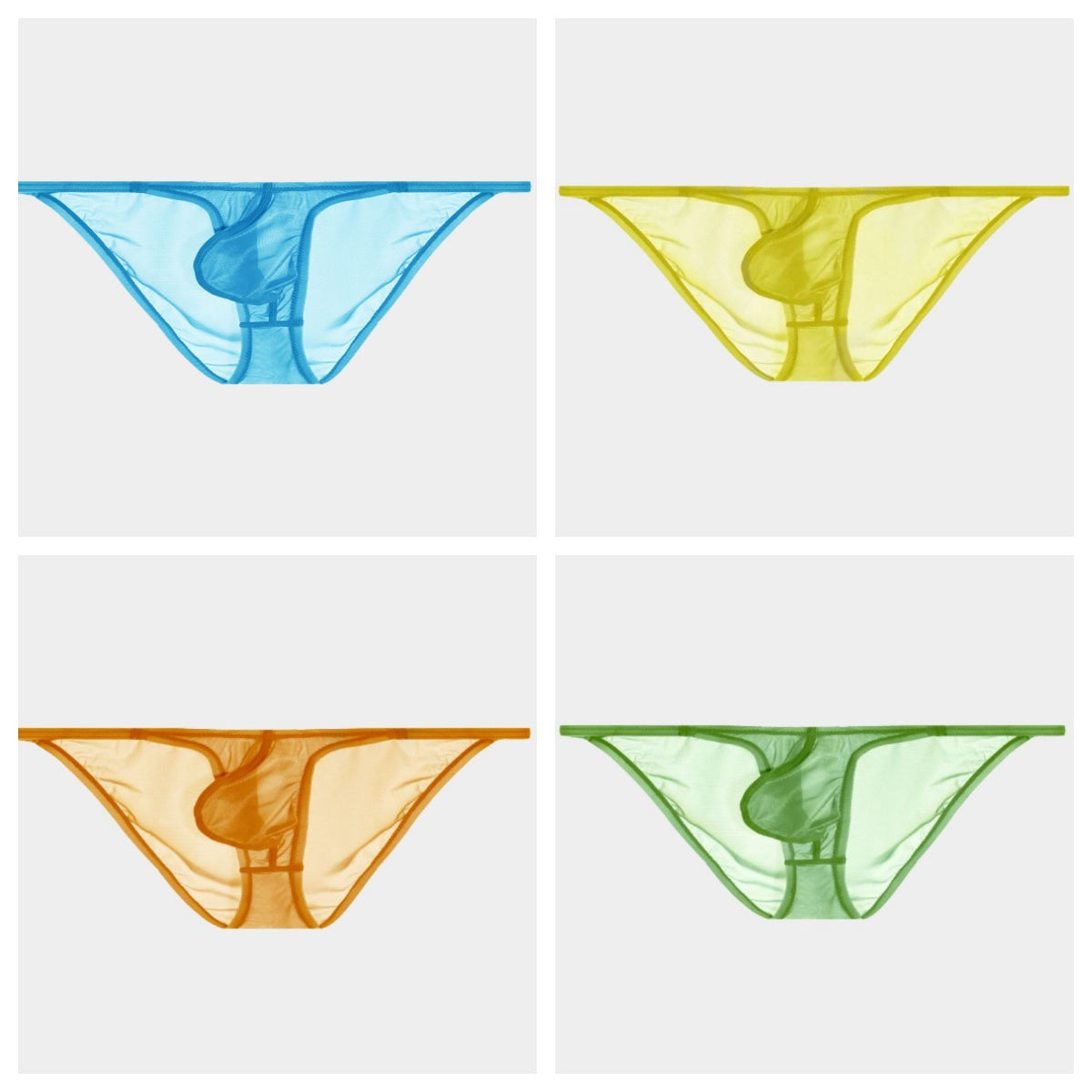 4-Pack - AFL 860 - Men's Lightweight Ice Silk Micro Briefs