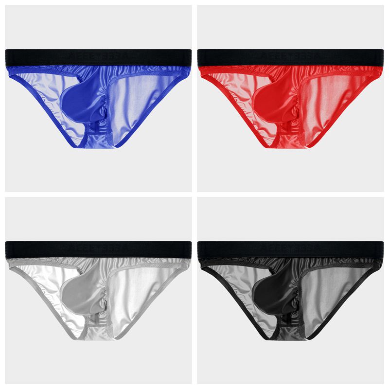 4-Pack Men's Satin Briefs -AFL 875