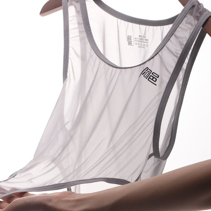 Men's Sheer Ice Silk Bodysuit - AFL 893