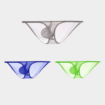 3-Pack Men's Sheer Ice Silk Micro Briefs - AFL 860