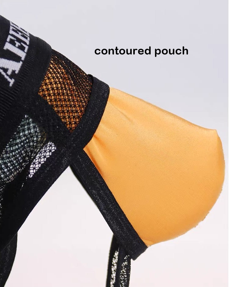 4-Pack Men's Mesh Briefs with Ice Silk Pouch - AFL 769