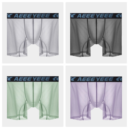 AFL 854 - 4-Pack Men’s Ultra-Thin Ice Silk Sheer Boxer Briefs