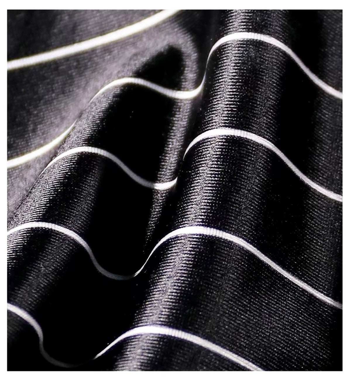 3-Pack Men's Pinstripe Satin Ice Silk Hi-Cut Briefs - AFL 795