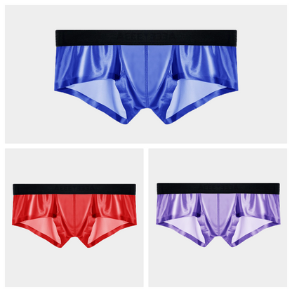 AFL 876 - 3-Pack Men's Satin Short Trunks