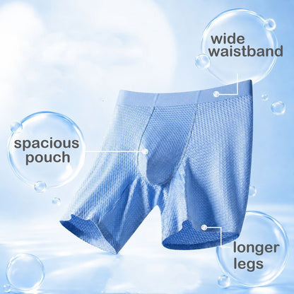 3-Pack Men's Ice Silk Boxer Briefs - M57