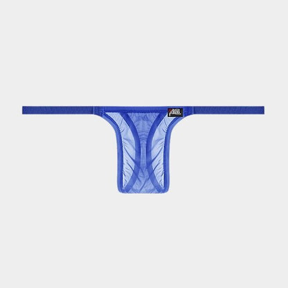 AFL 732 - 4-Pack Men's Sheer Ice Silk Thongs with Seamless No-Chafe Pouch