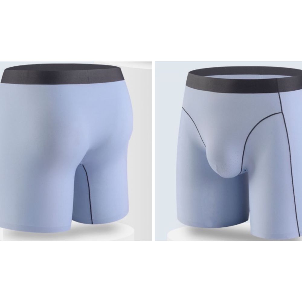 3-Pack Men's Ice Silk Boxer Briefs & Athletic Shorts - AFL - XN703