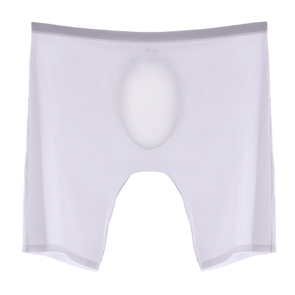 4-Pack Men's Ultra-Light Ice Silk Boxer Briefs with Seamless No-Chafe Pouch -YS56-5