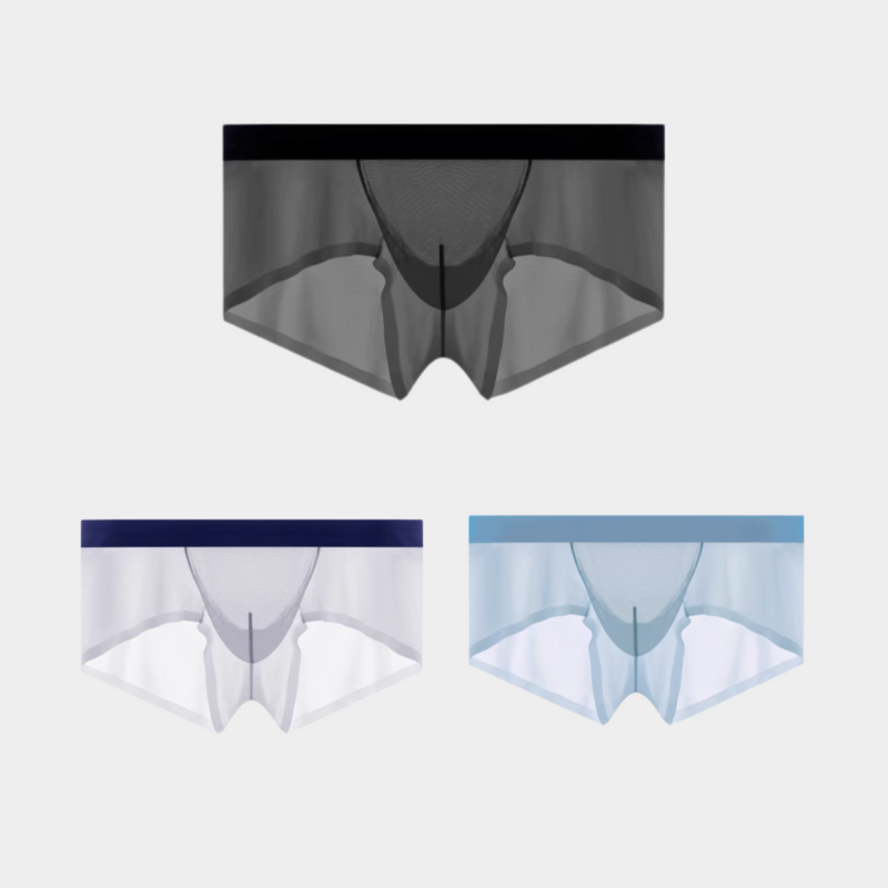 Men's Sheer Power Mesh & Ice Silk Short Trunks - AFL 1977