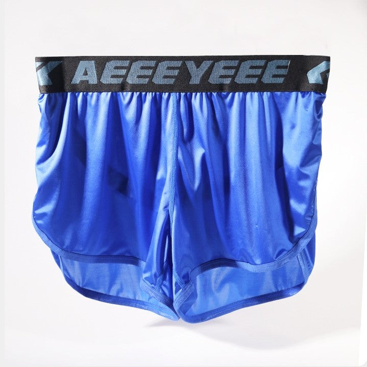 Men’s Satin Ice Silk 2-in-1 Shorts - AFL 708