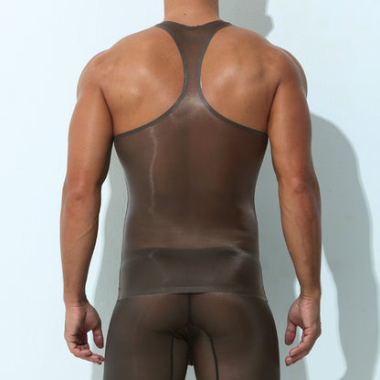 Men's Seamless Sheer Racerback Tank - AFL 843