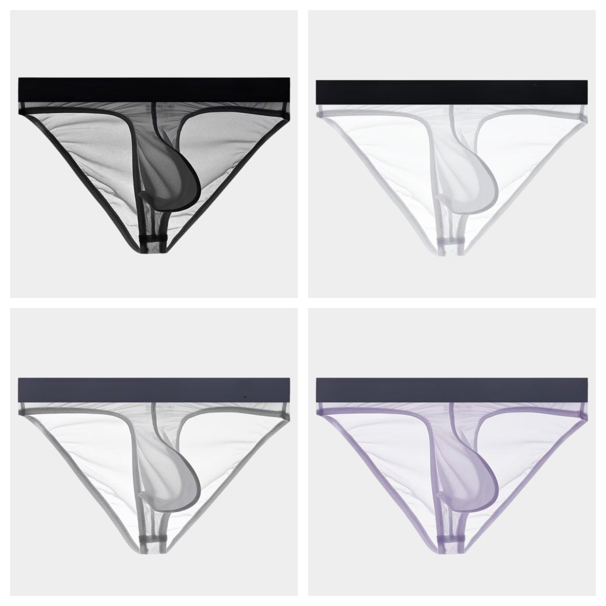 4-Pack - AFL 835 - Men's Lightweight Ice Silk Briefs