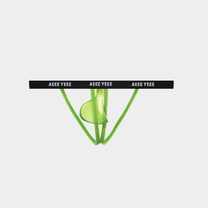 Men’s Ultra-Thin Ice Silk Y-String Thongs - AFL 881