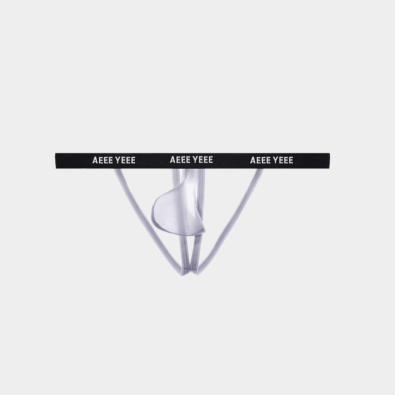 Men’s Ultra-Thin Ice Silk Y-String Thongs - AFL 881