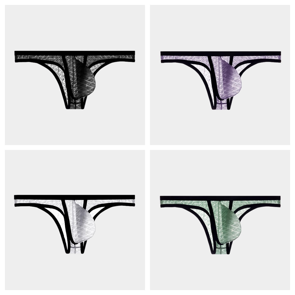4-Pack Men's Ice silk Bikini Brief - AFL 1992