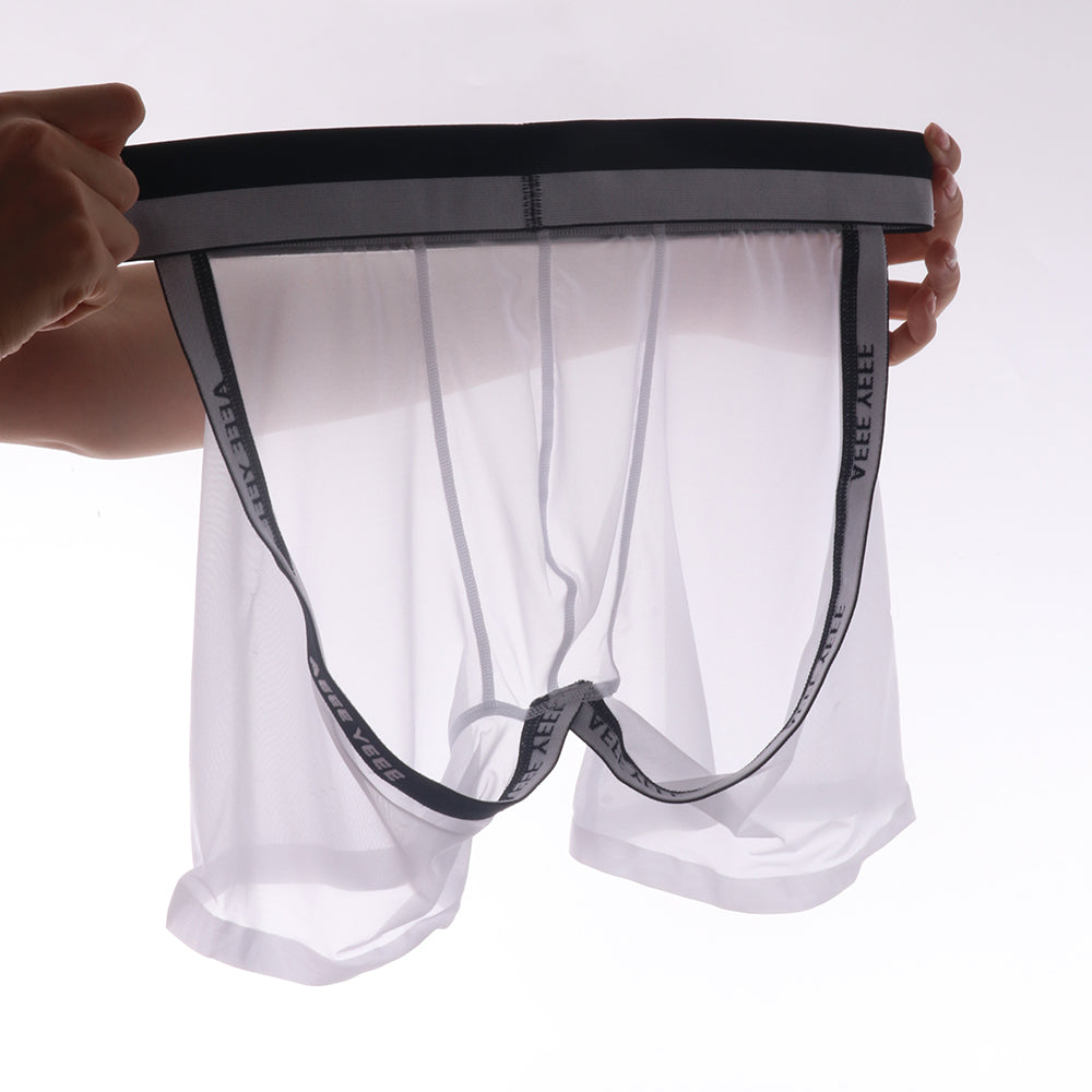 Men’s Ultra-Thin Ice Silk Open-Back Boxer Briefs - AFL 851