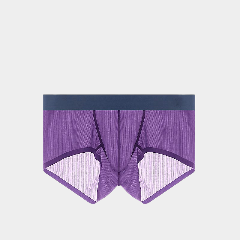 Men's Ribbed Ice Silk Short Trunks - AFL 804