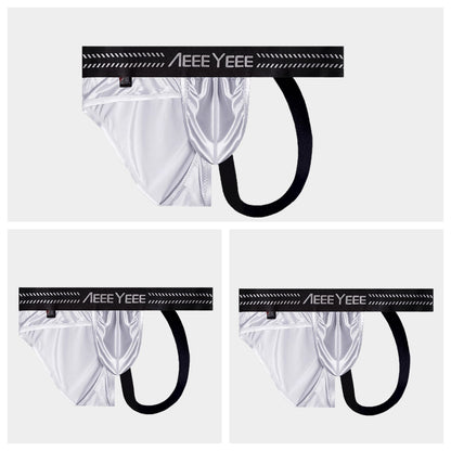 3-Pack Men’s Asymmetric Ice Silk Thong Brief – AFL 714