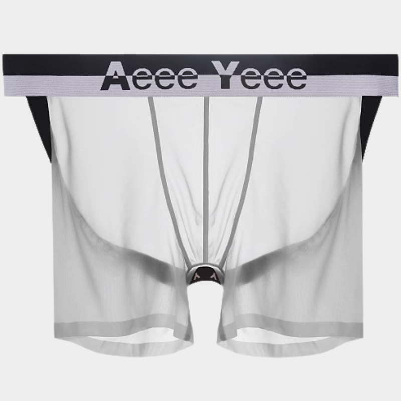 Men’s Ultra-Thin Ice Silk Open-Back Boxer Briefs - AFL 851