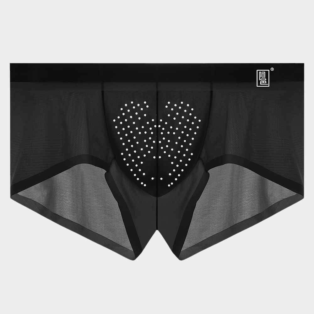 Men's Ice Silk Short Trunks with Breathable Pouch - AFL 1974