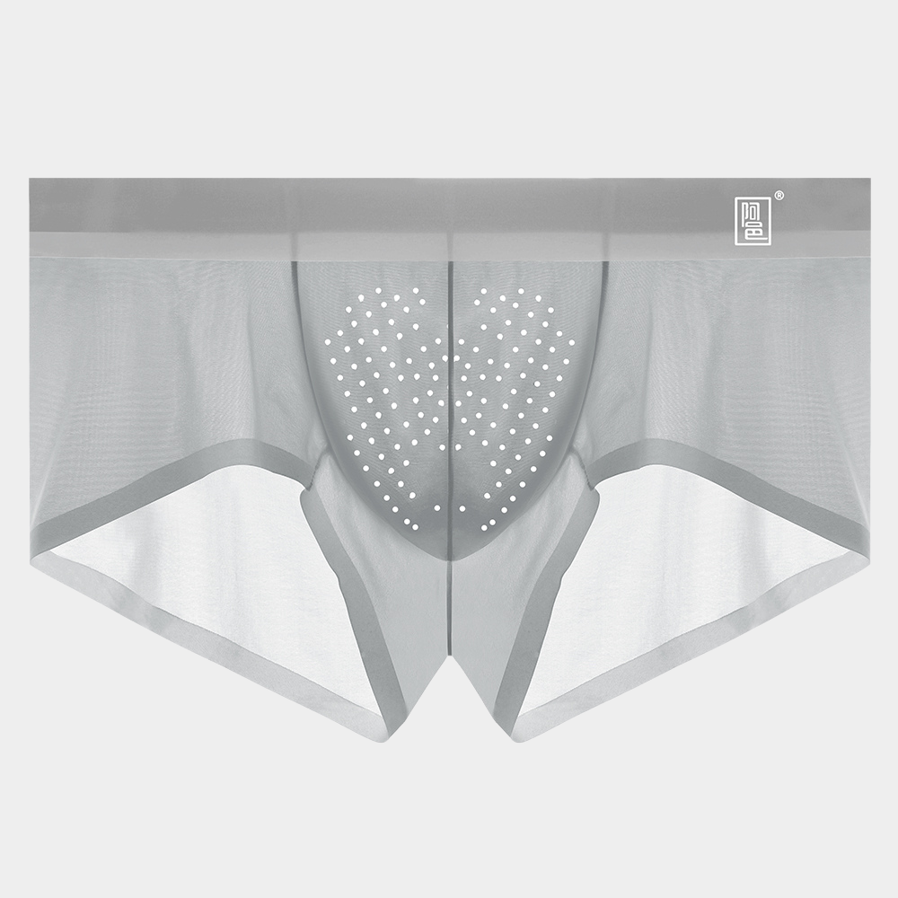 Men's Ice Silk Short Trunks with Breathable Pouch - AFL 1974
