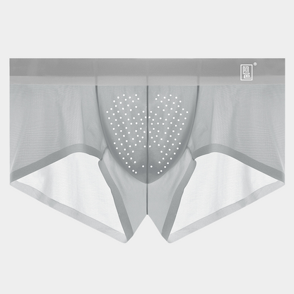 Men's Ice Silk Short Trunks with Breathable Pouch - AFL 1974
