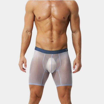 Men's Sheer Ice Silk Boxer Briefs - AFL 829