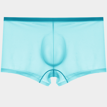 Men's Sheer Ice Silk Trunks with No-Chafe Pouch - AFL 832