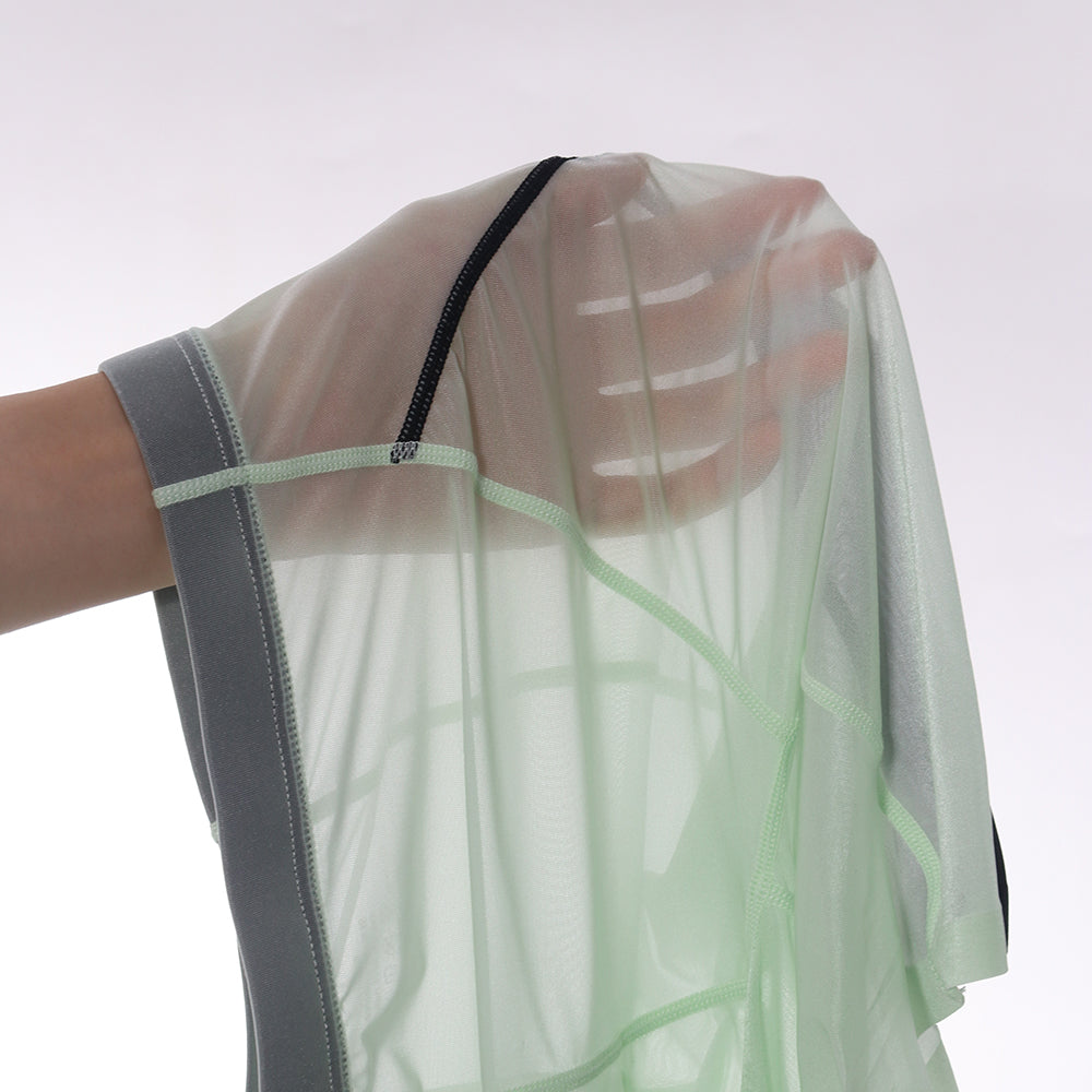 Men’s Sheer Ice Silk Color-Block Boxer Briefs - AFL 845