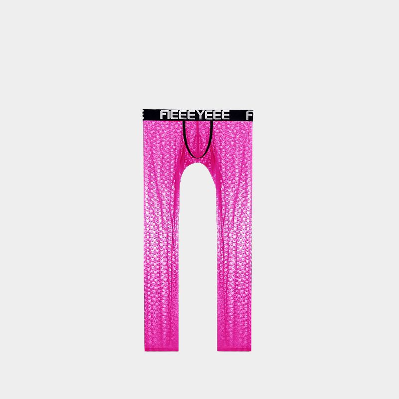 Men's Low-Rise Jacquard Ice Silk Leggings - AFL 2009