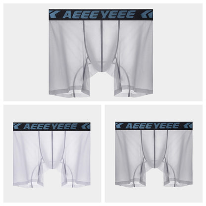 AFL 854 - 3-Pack Men’s Ultra-Thin Ice Silk Sheer Boxer Briefs