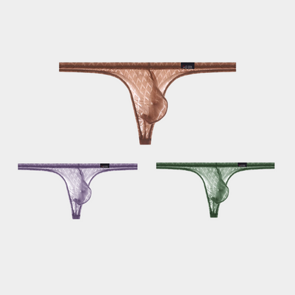 3-Pack Men's Ice Silk Thong - AFL 2000