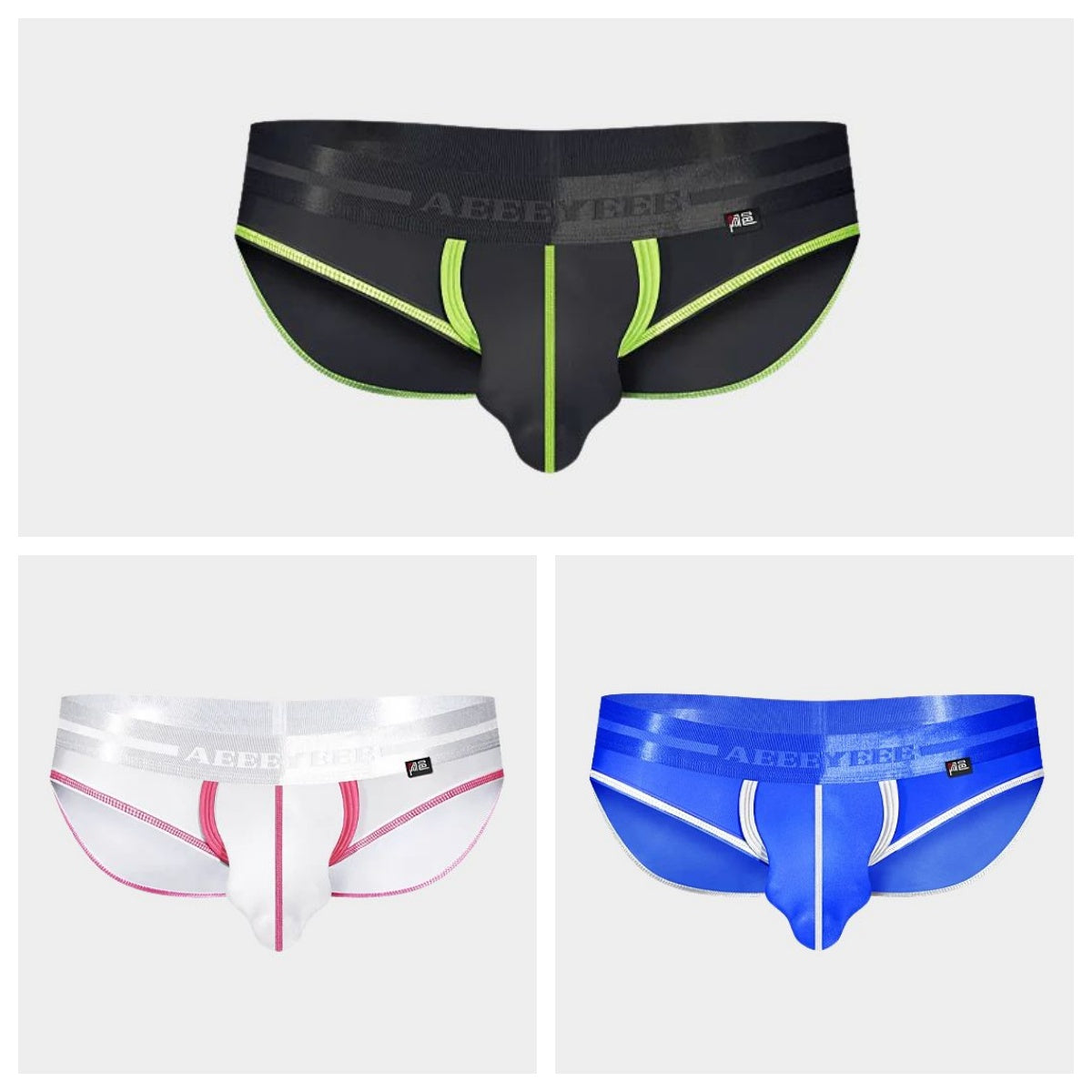 3-Pack Men's Ice Silk Briefs - AFL 611