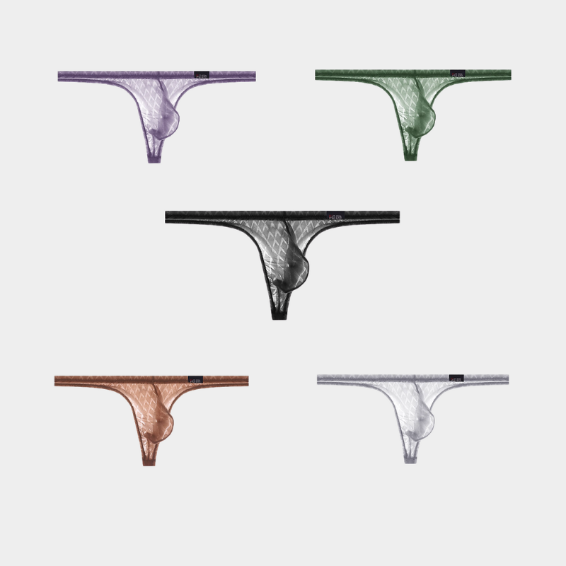 3-Pack Men's Ice Silk Thong - AFL 2000