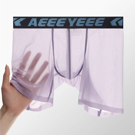 AFL 854 - 4-Pack Men’s Ultra-Thin Ice Silk Sheer Boxer Briefs