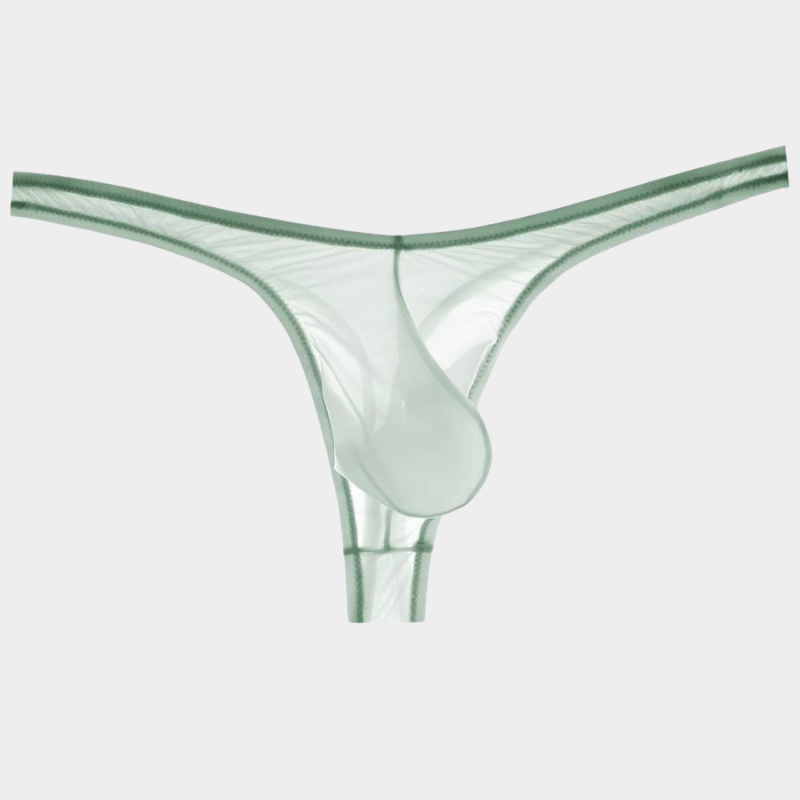 Men's Sheer Ice Silk Thongs - AFL 828