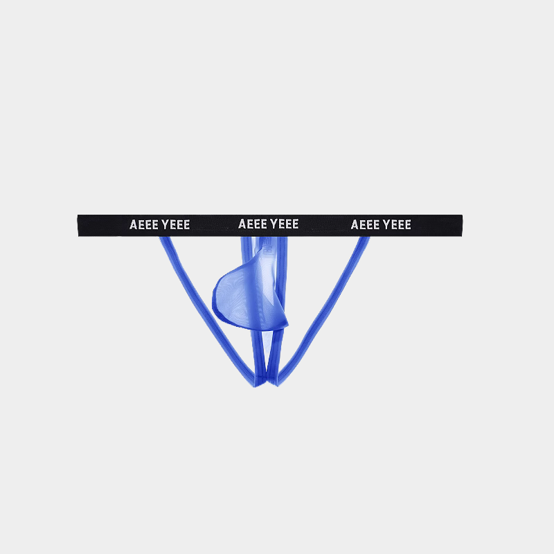 Men’s Ultra-Thin Ice Silk Y-String Thongs - AFL 881