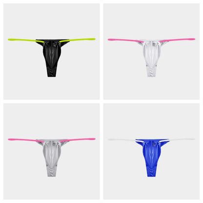 4-Pack Men’s Satin Ice Silk Thongs - AFL 709